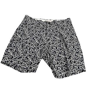 Goodthreads Men Slim-Fit 7" Flat-Front Navy Ditsy Floral Stretch Chino Short 31